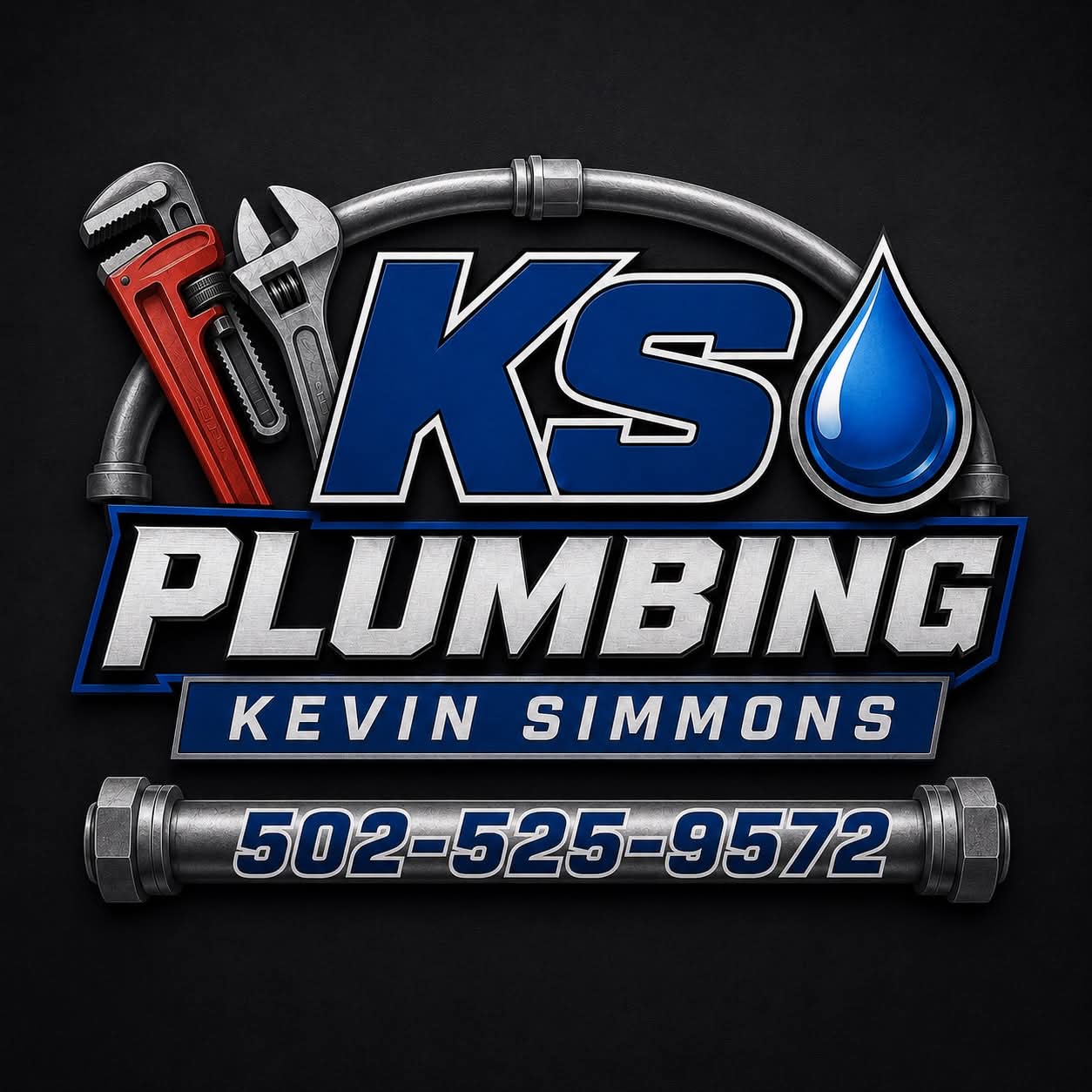 KS Plumbing logo for Kevin Simmons